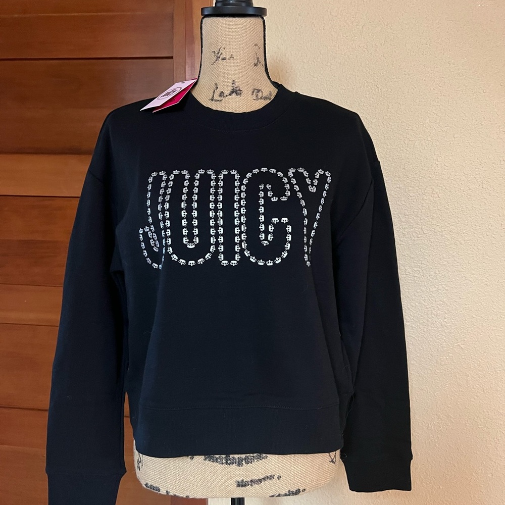 Juicy Couture Crop Sweatshirt - NWT - Sz M